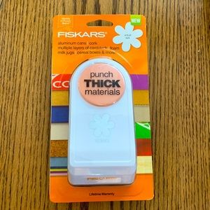 Fiskars punch out flower